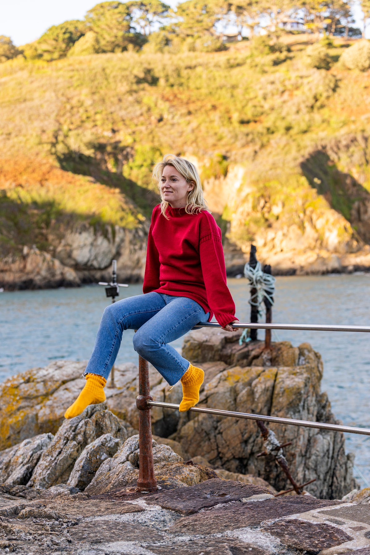 Guernsey Solid In Crimson