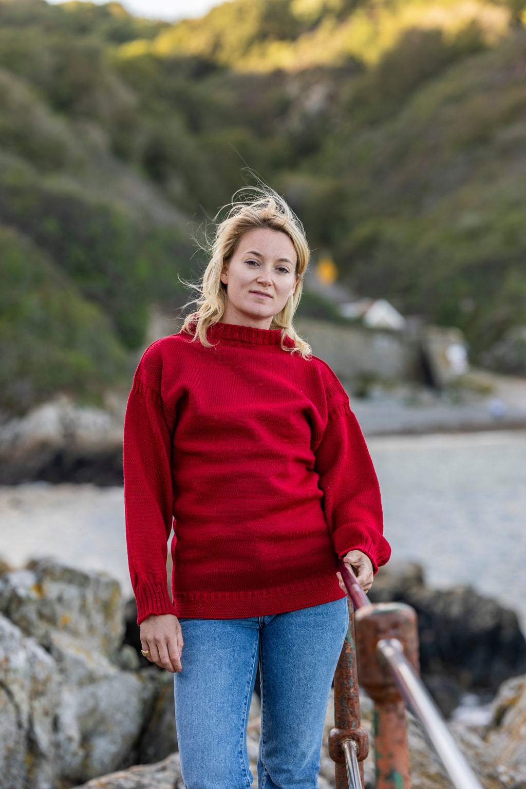 Guernsey Solid In Crimson