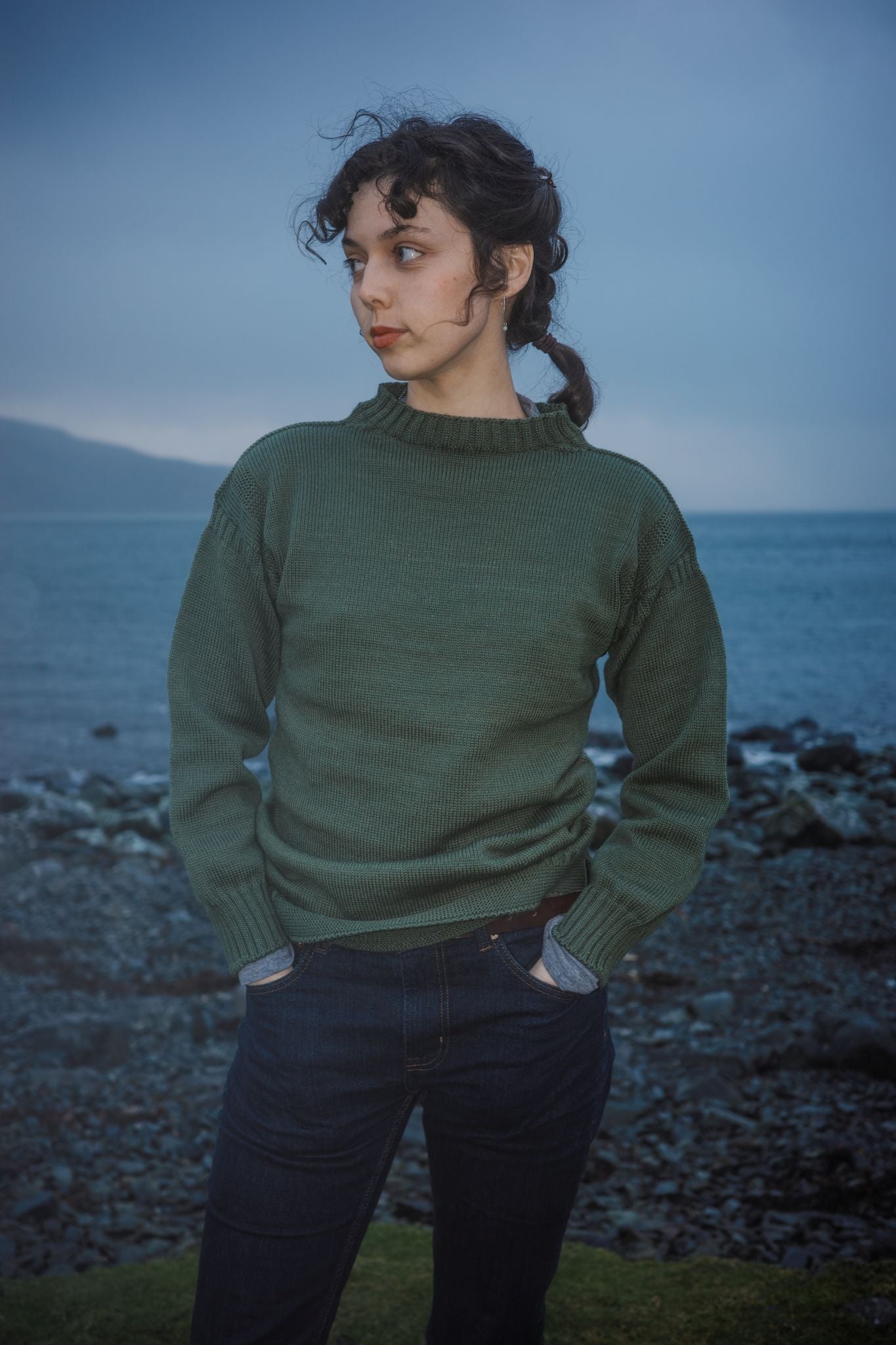 Guernsey Solid In Frosted Sage