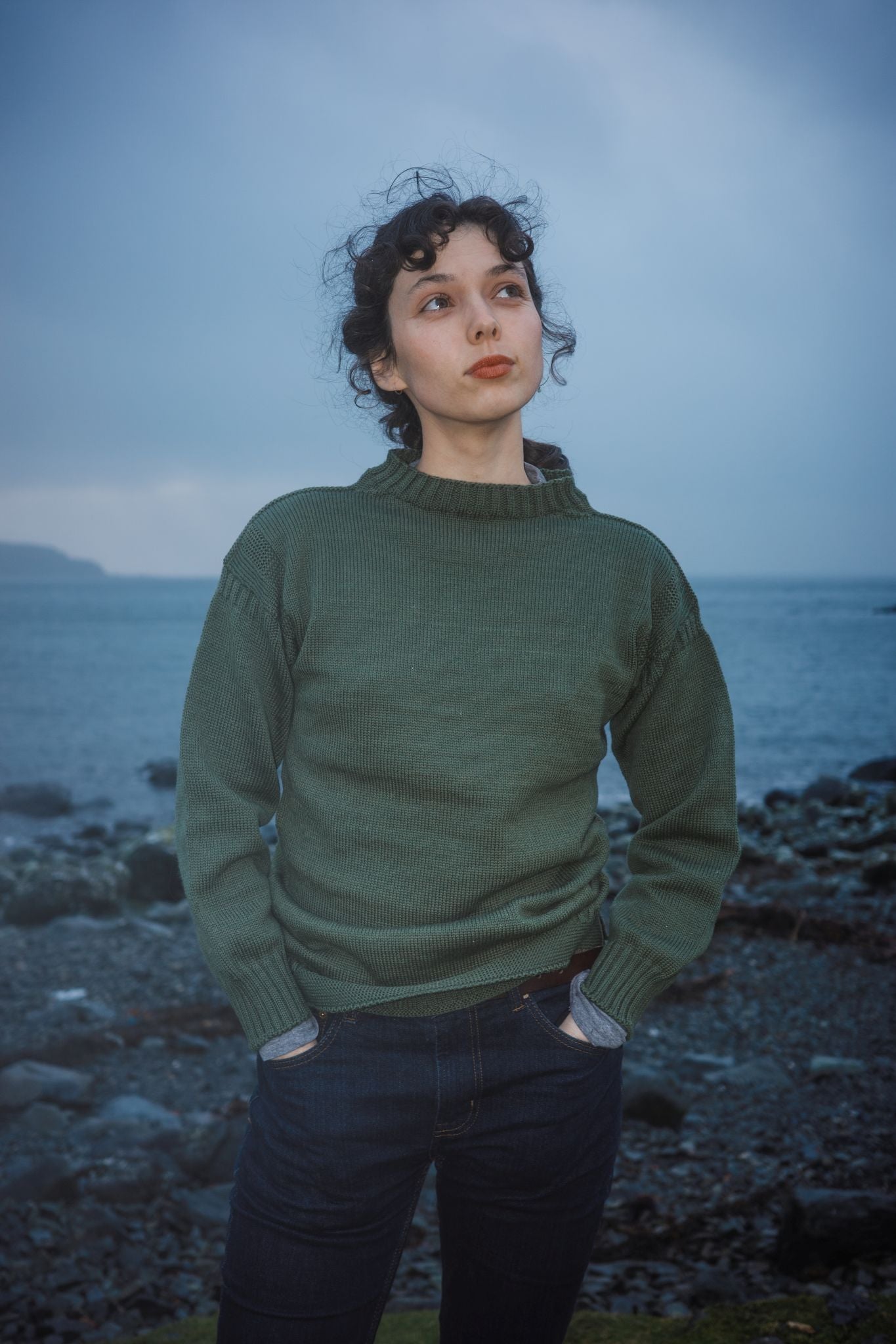 Guernsey Solid In Frosted Sage